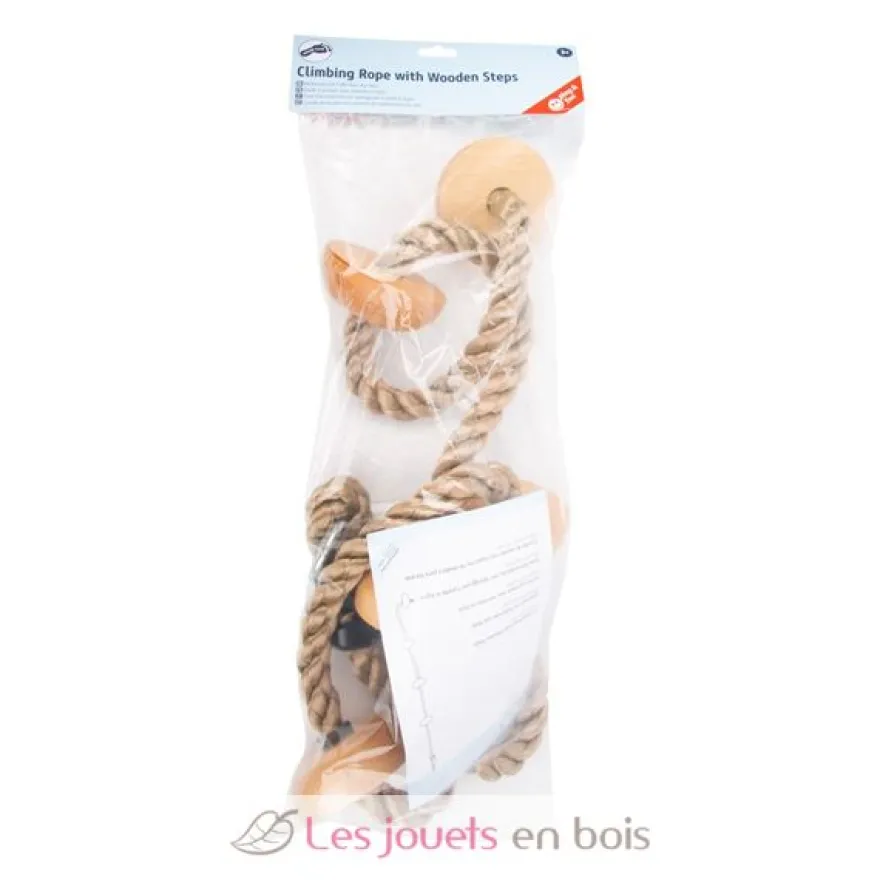 Corde à grimper avec marches en bois marron Small Foot Compagny