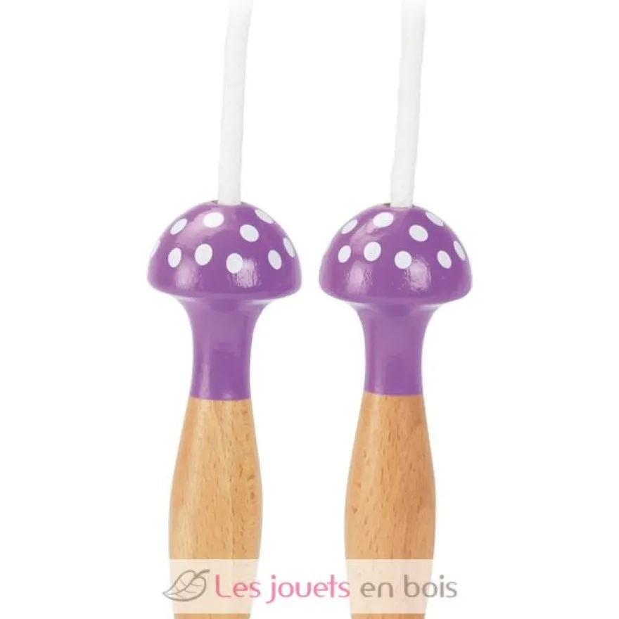 Corde à sauter mauve à pois - Vilac