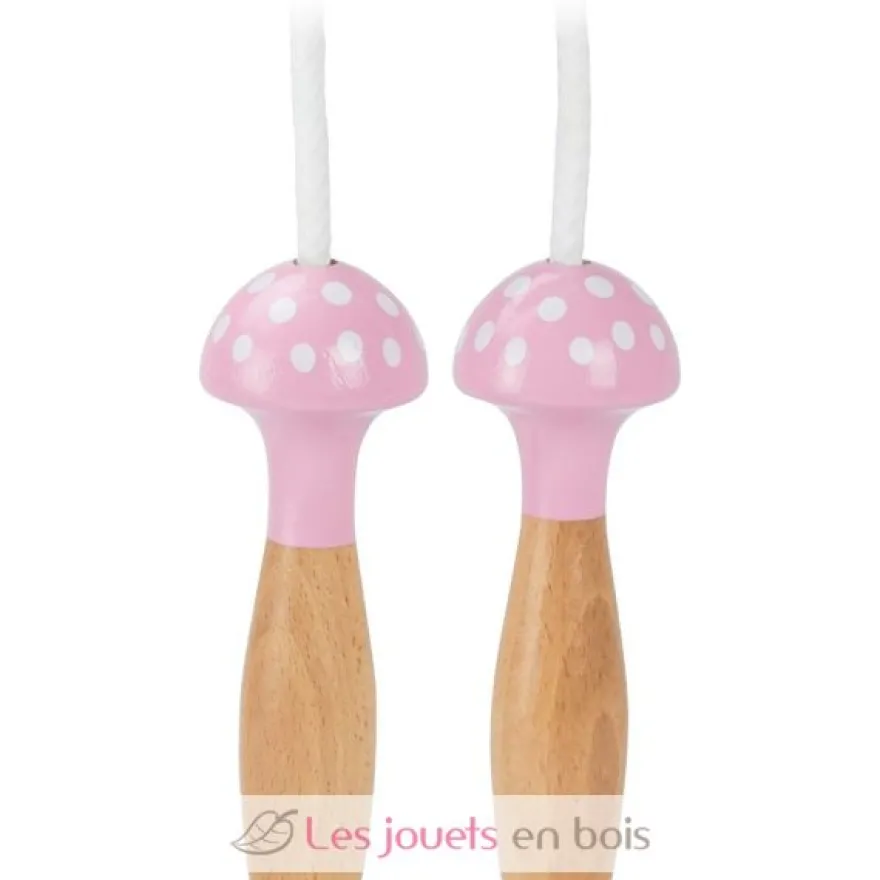Corde à sauter rose à pois - Vilac