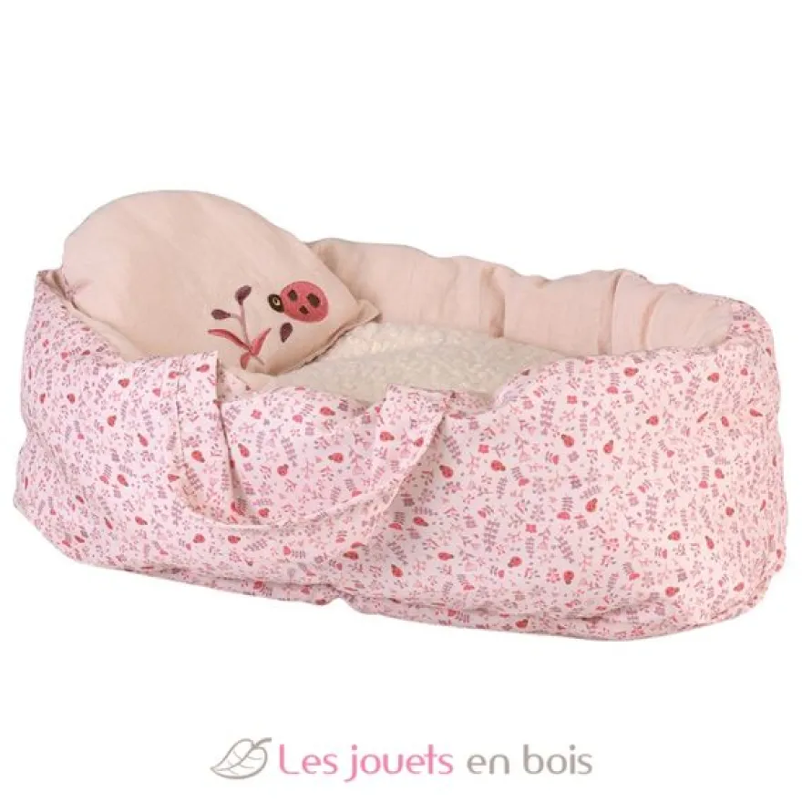 Couffin en tissu poupée Coccinelle 40 cm - Egmont Toys