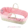 Couffin poupée 50 cm Corail - Petitcollin