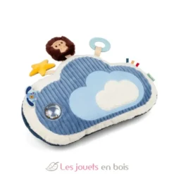Coussin d'activités Jules le chien bleu - Jouet en tissu - Lilliputiens