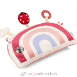 Coussin d'activités Lena la licorne rose - Jouet en tissu - Lilliputiens