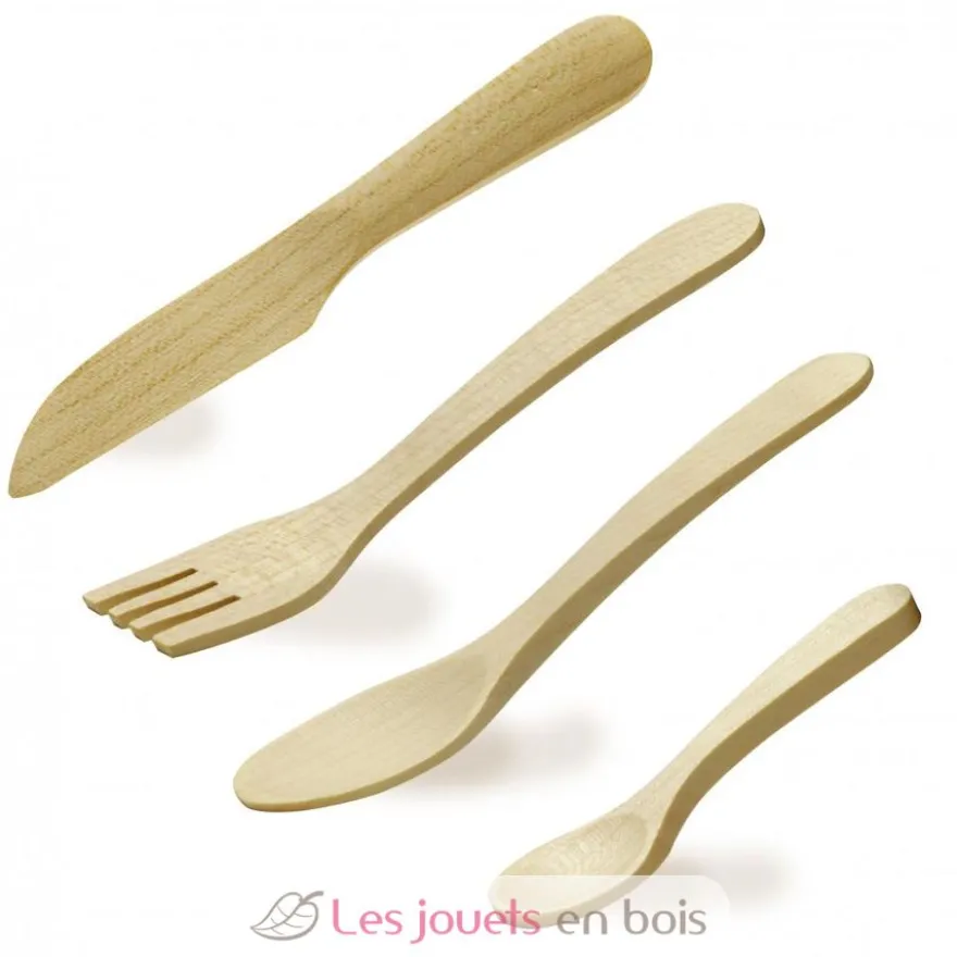 Couverts de dinette en bois - Erzi