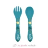 Couverts en silicone Chewy l'éléphant - Sassi Junior
