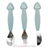 Couverts 3 pièces en silicone Mr Shark - Trixie
