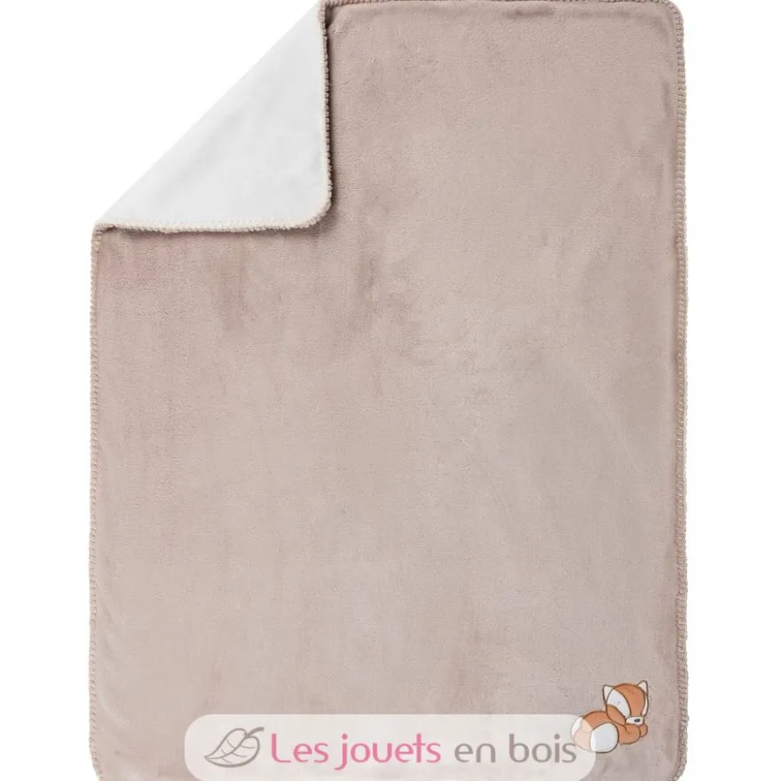 Couverture bébé Boris et Jungo beige - Nattou