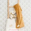 Couverture bébé Charlie caramel et vanille - Nattou
