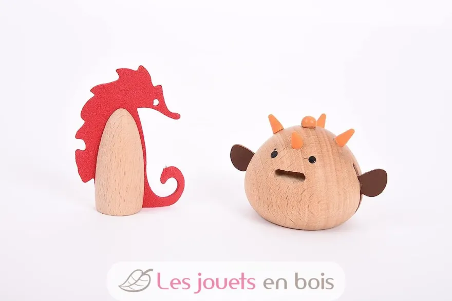Créatures marines en bois - TickiT