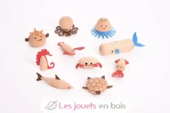 Créatures marines en bois - TickiT