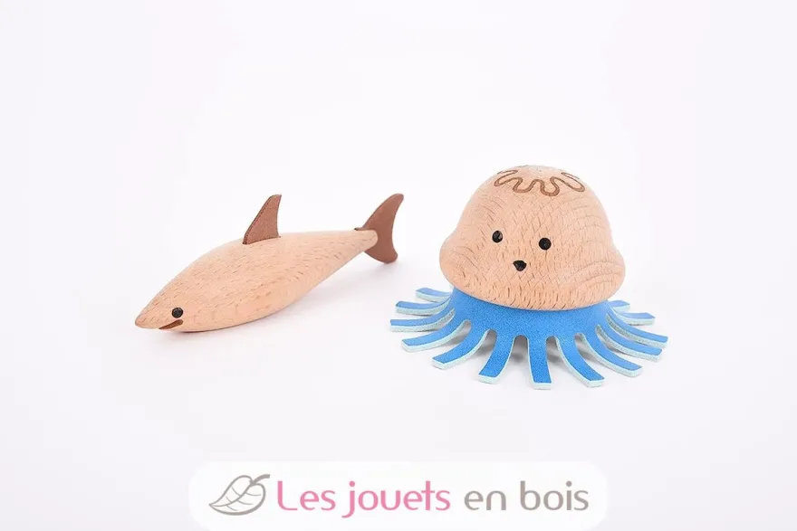 Créatures marines en bois - TickiT