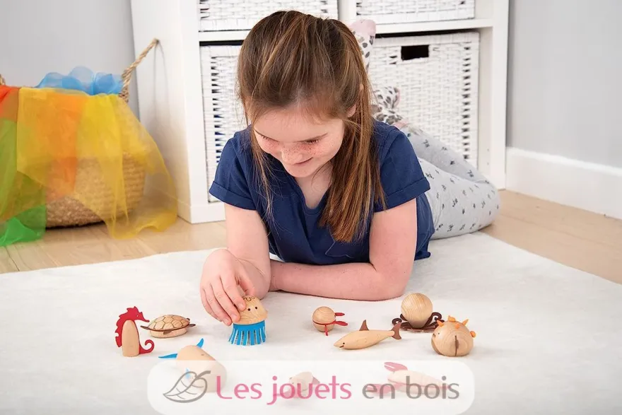 Créatures marines en bois - TickiT