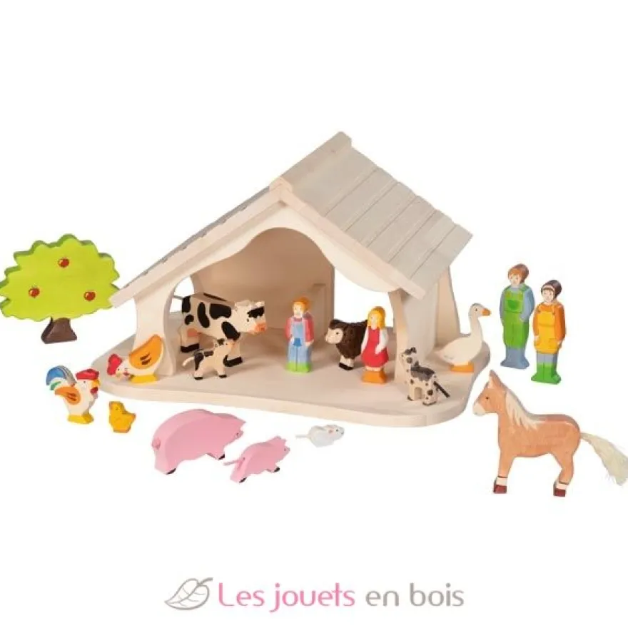 Crèche en bois - Holztiger