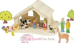 Crèche - Maison pour figurine - Holztiger