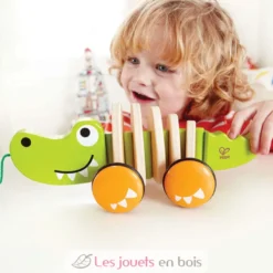 Crocodile à tirer - Hape Toys