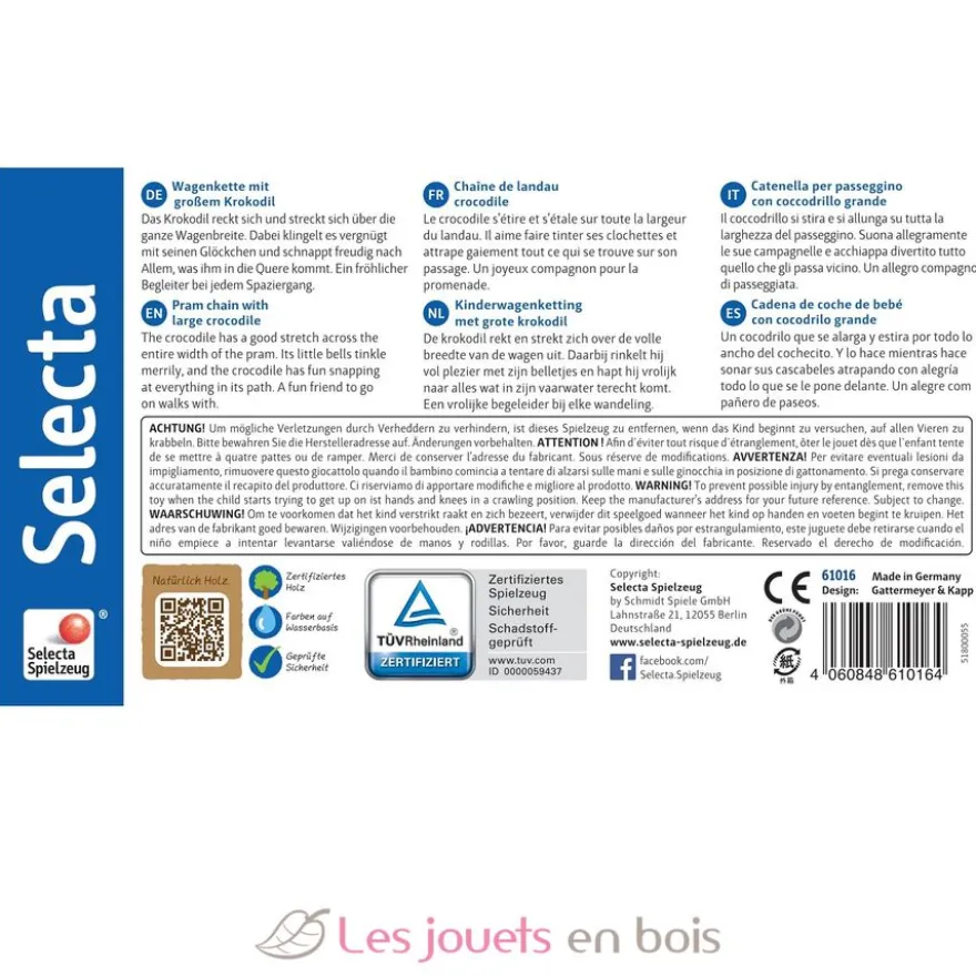 Crocolini - Chaîne de landau - Selecta