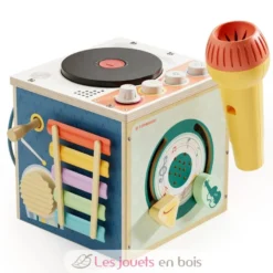 Cube d'activité musicale - Bois et plastique - Topbright