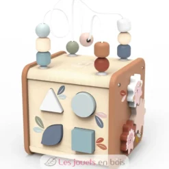 Cube d'activités en bois 5 en 1 - Speedy Monkey