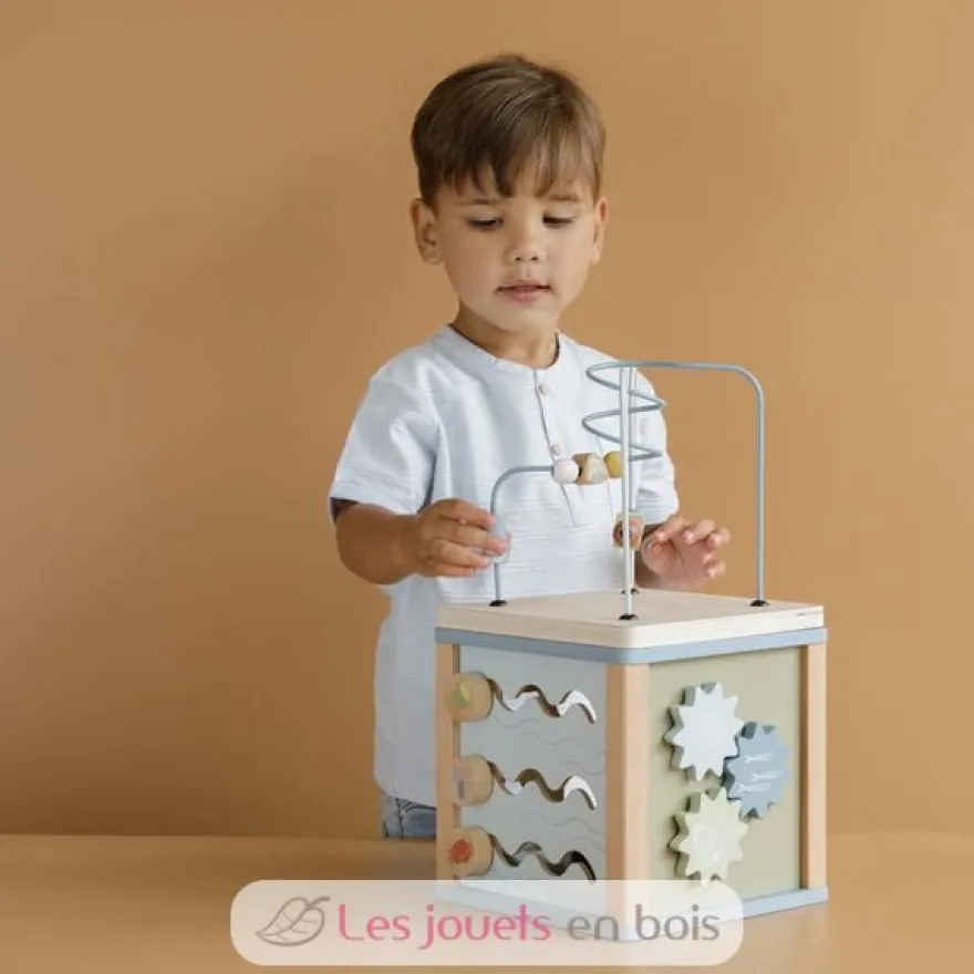 Cube d'activités en bois Océan - Little Dutch