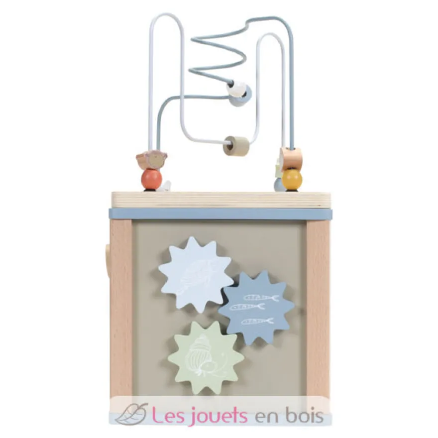 Cube d'activités en bois Océan - Little Dutch