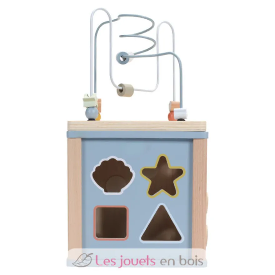 Cube d'activités en bois Océan - Little Dutch