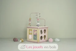 Cube d'activités en bois rose Fairy Garden - Little Dutch