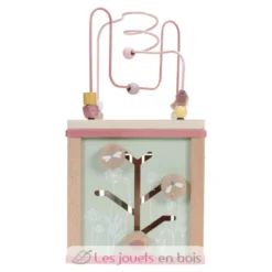 Cube d'activités en bois Wild Flowers - Little Dutch