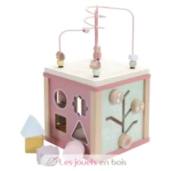 Cube d'activités en bois Wild Flowers - Little Dutch