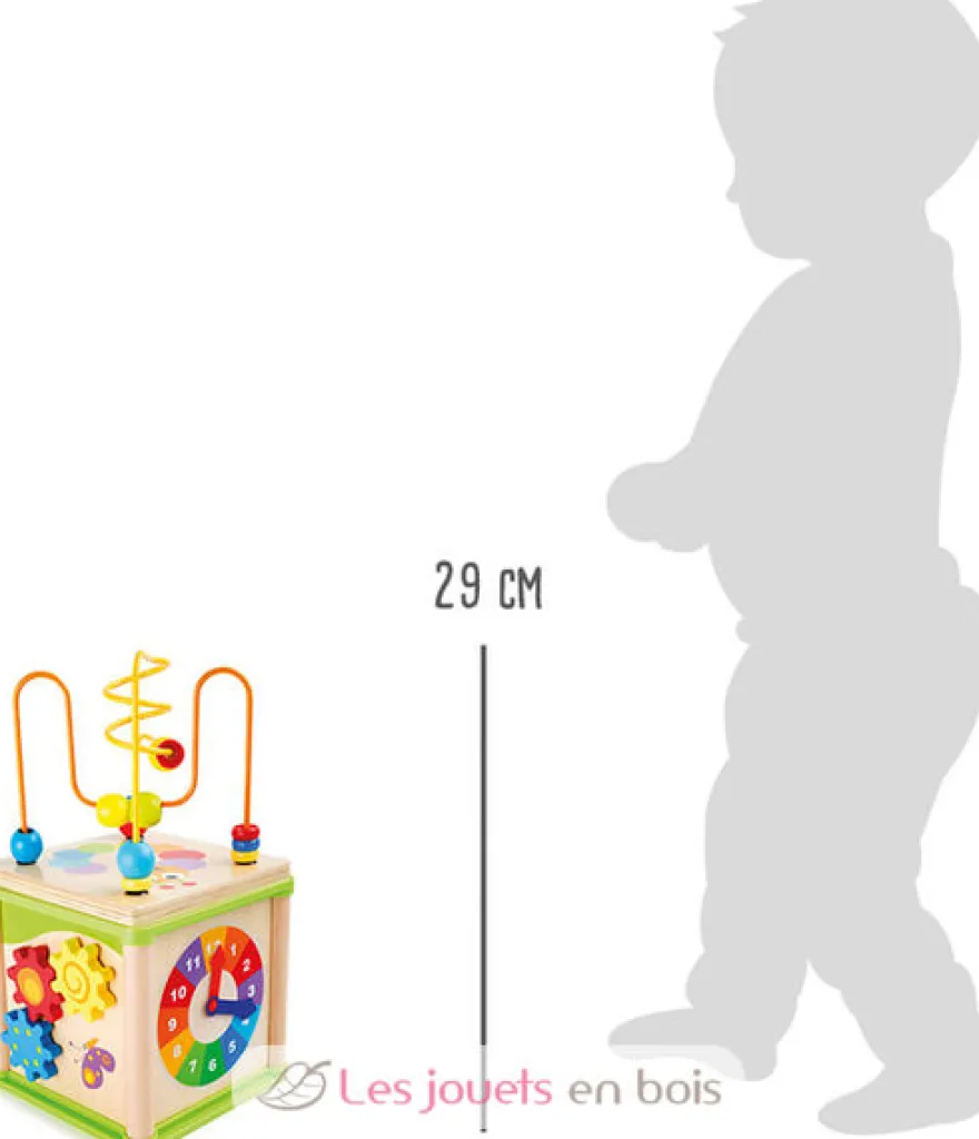 Cube d'activités Insectes multicolore Small Foot Compagny