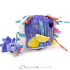Cube d'activités Kiprokos le zèbre violet - Les Déglingos