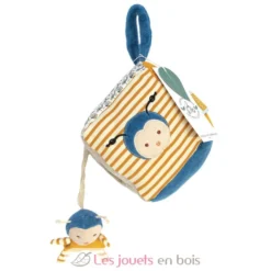 Cube d'activités Pollen l'Abeille Bio - Doudou et Compagnie