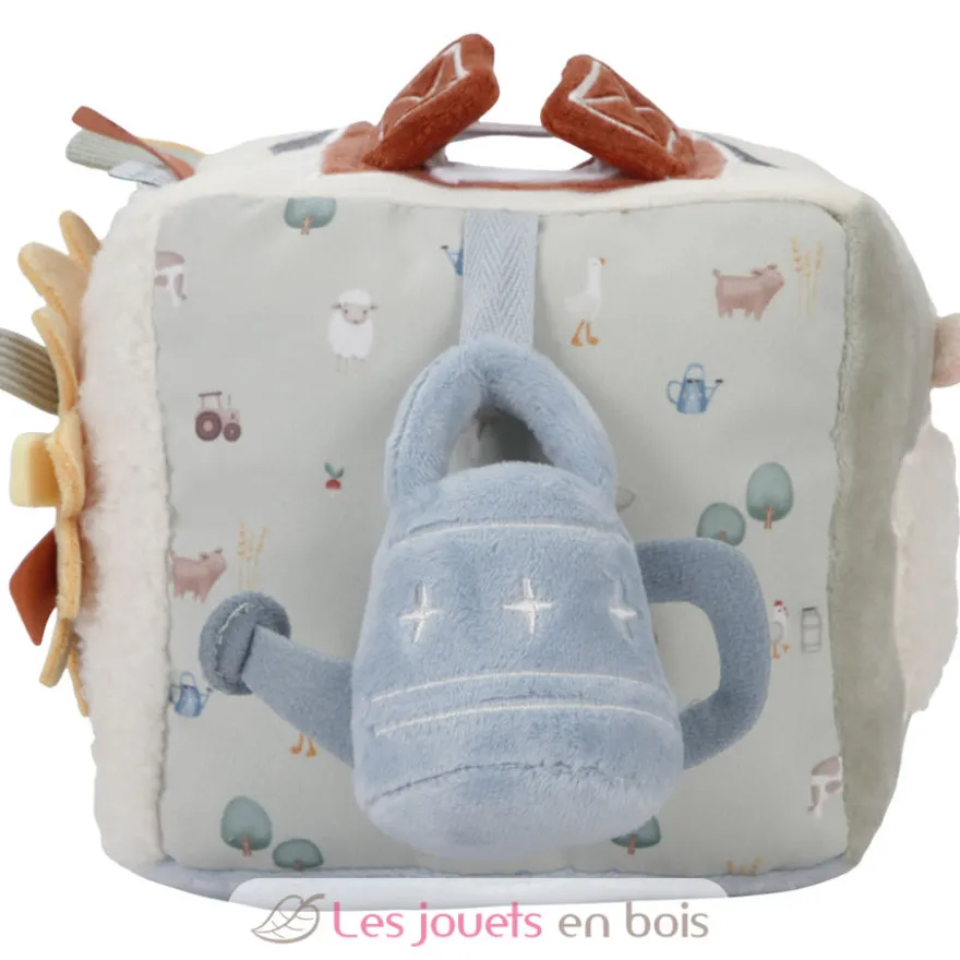 Cube d'activités Soft Little Farm - Little Dutch