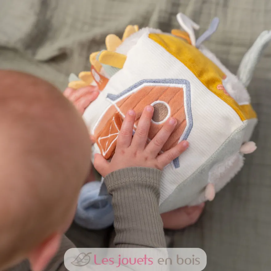Cube d'activités Soft Little Farm - Little Dutch