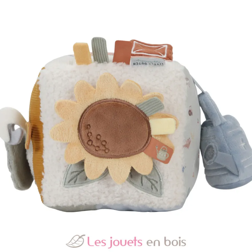 Cube d'activités Soft Little Farm - Little Dutch