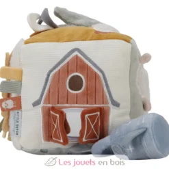Cube d'activités Soft Little Farm - Little Dutch