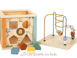 Cube de motricité Safari multicolore Small Foot Compagny