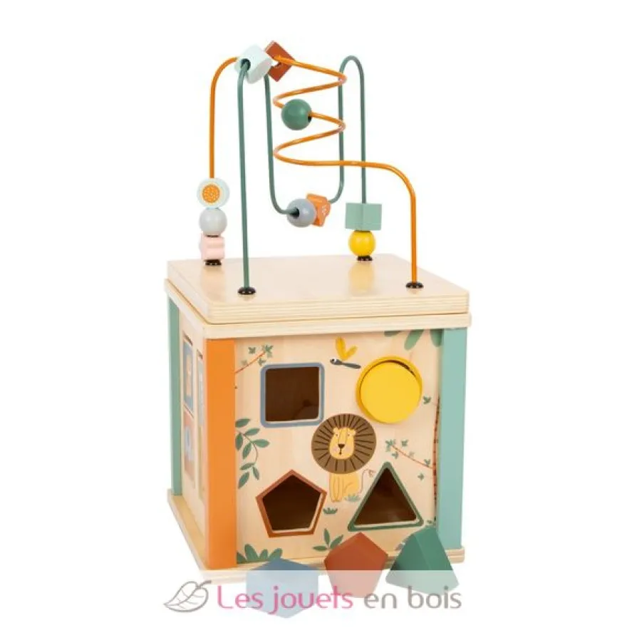 Cube de motricité Safari multicolore Small Foot Compagny