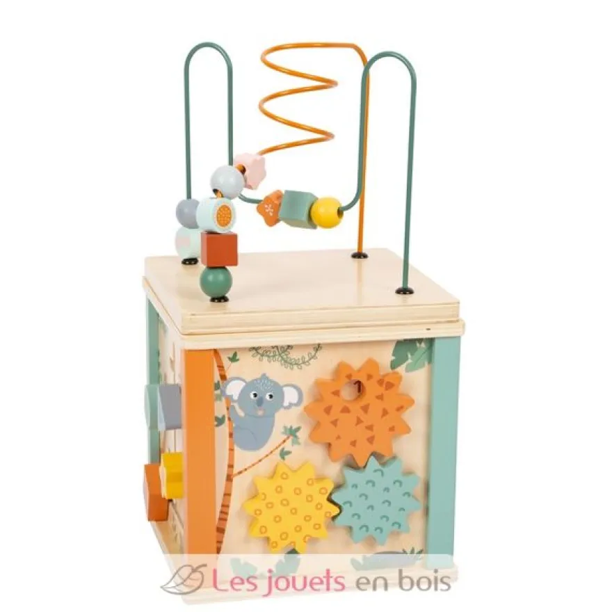 Cube de motricité Safari multicolore Small Foot Compagny