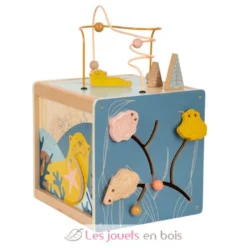 Cube de motricité Seaside bleu - Small Foot Compagny