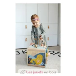 Cube de motricité Seaside bleu - Small Foot Compagny