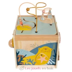 Cube de motricité Seaside bleu - Small Foot Compagny