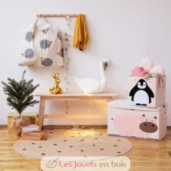 Cube de rangement Pingouin - 3 Sprouts