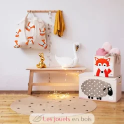 Cube de rangement Renard - 3 Sprouts