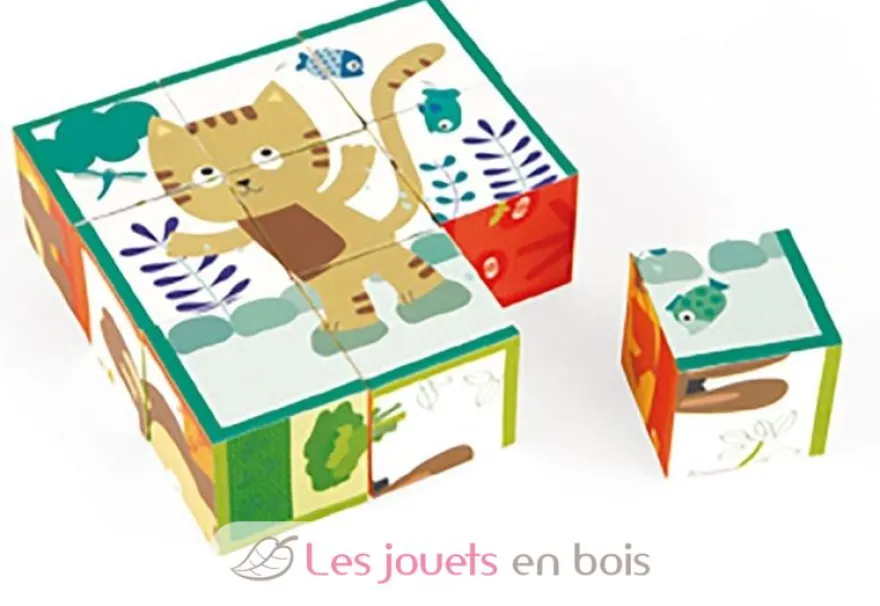 Cubes Color Animal - Janod