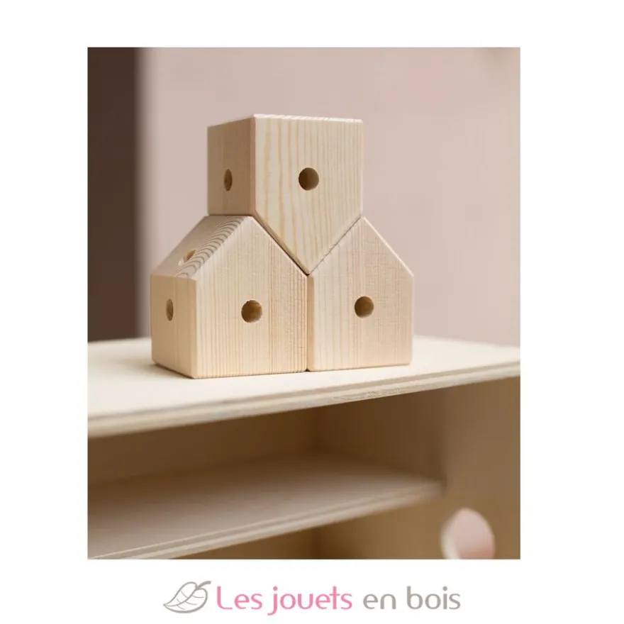 Cubes de jonction en bois Trigonos - Trigonos