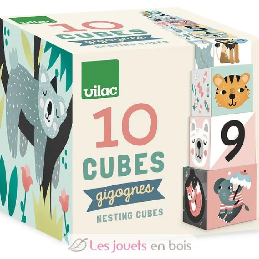 Cubes Gigognes - Les Animaux - Vilac
