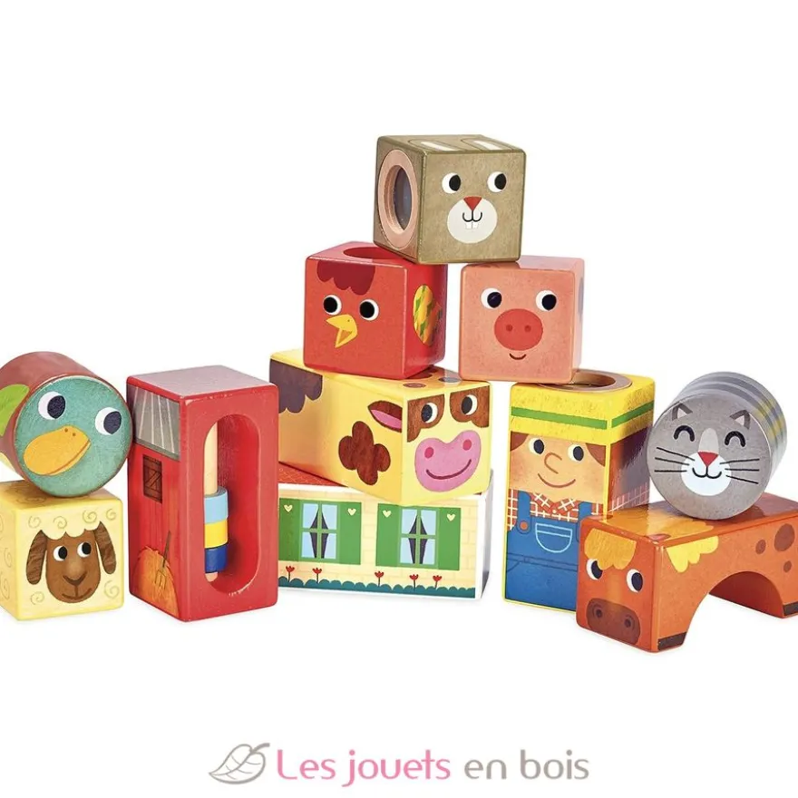Cubes sonores de la ferme - Vilac