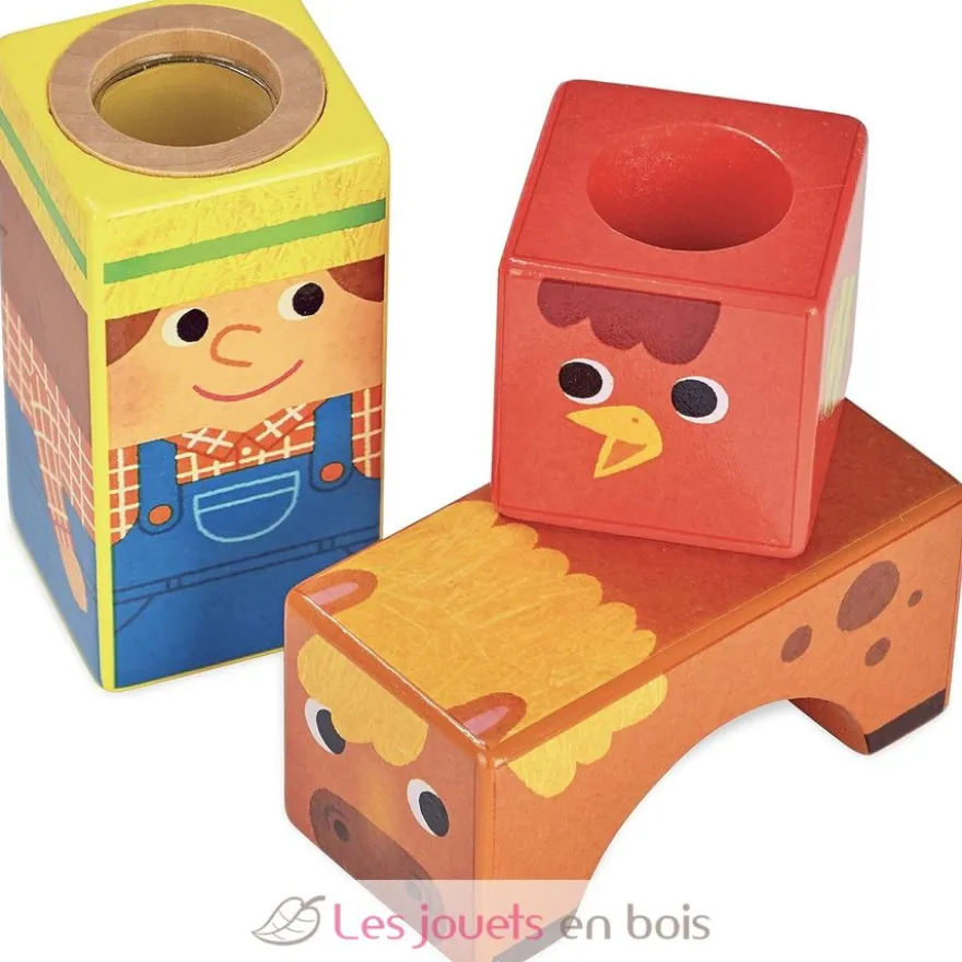 Cubes sonores de la ferme - Vilac
