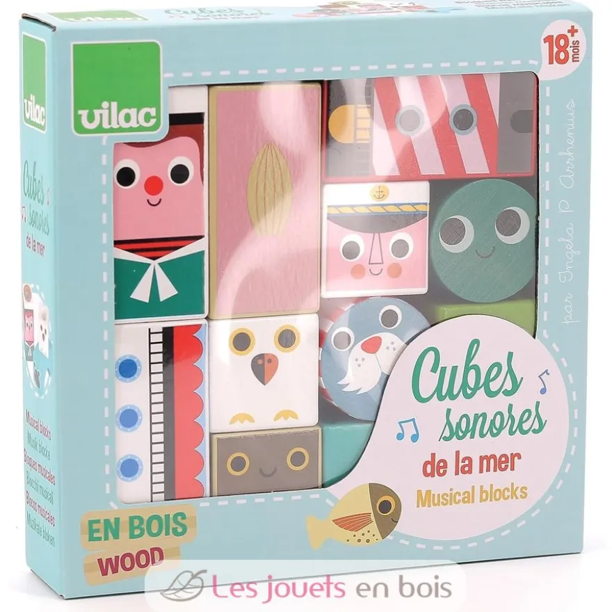Cubes sonores de la mer - Vilac