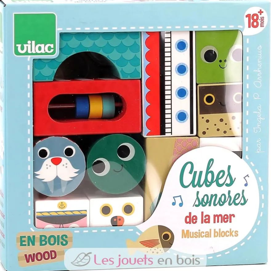 Cubes sonores de la mer - Vilac